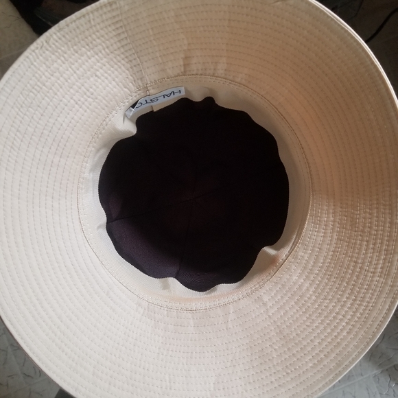 RARE HALSTON Vintage Silk Safari Hat - Picture 4 of 4
